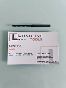 Bohrer 1x VHM D2,9 IK geschliffen und beschichtet - Bild 1 von 1