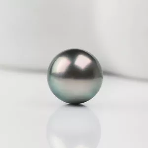 9.8mm Green-rose Tahitian Saltwater Loose Pearl Undrilled, 6.8 carat - Picture 1 of 6
