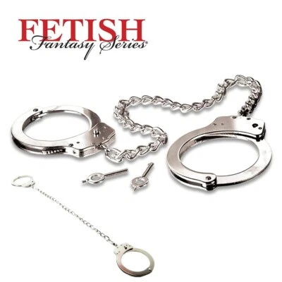 Fetish Fantasy Series Metal Leg Cuffs Restraint SM Bondage Gear Sex Toy - Image 1 of 4