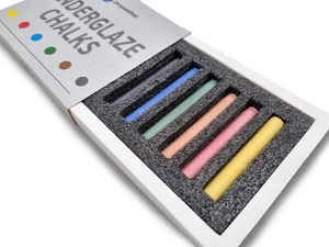 6 Pack Underglaze Chalks 62mm, Pottery, Ceramic. Australian Stock-ASTM Certified - Picture 1 of 6
