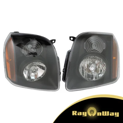 Faros negros laterales izquierdo y derecho para GMC Yukon Denali XL1500 2500 2007-2010-2014 Foto 1 de 4