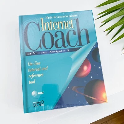 Internet Coach for Netscape Navigator 3 - Windows/Macintosh AT&T 1995 New Sealed - Image 1 of 4