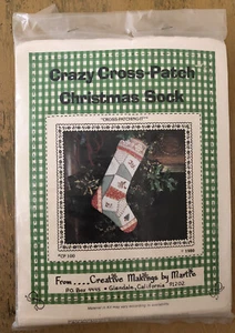 Patchwork Christmas Stocking Kit Creative Makings By Marnie - Picture 1 of 4