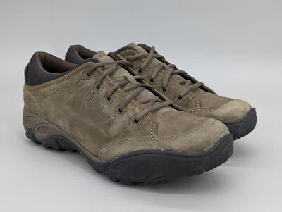Merrell Hiking Shoes Women's Quartz Brindle Leather Vibram J75312 Sneakers Olive - Image 1 of 4