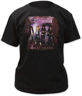 CINDERELLA NIGHT SONGS METAL ROCKER HAIR GOTH PUNK BAND ROCK TEE T SHIRT S-2XL - Image 1 of 3
