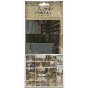 Tim Holtz Idea-ology scene pergamena 18 pz TH94028 - Foto 1 di 2
