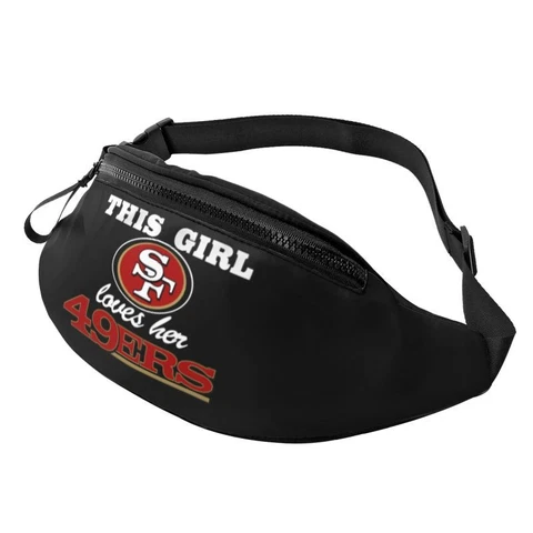 "This Girl Loves Her"San Francisco 49ers Running Belt Fanny Pack Waist Bags Cover
