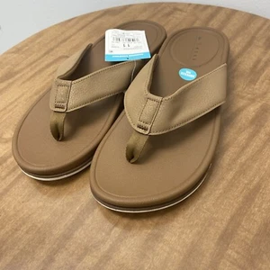 Reef Cushion Bonzer Flip Flops Sandalen Herren Größe 11 gepolstert Komfort - Bild 1 von 6
