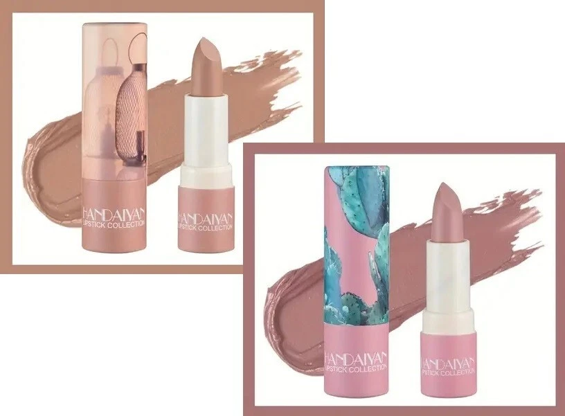 HANDAIYAN Velvet Matte Lipstick ~ Brown Nude or Pink Nude ~ VIVA VELVET