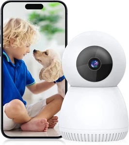 5G 2MP FHD WiFi IP Camera Home Security Camera Baby Monitor PTZ 2-Way Talk Cam - Picture 1 of 7