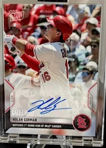 2022 TOPPS NOW 251A NOLAN GORMAN AUTO 87/99 - Picture 1 of 2