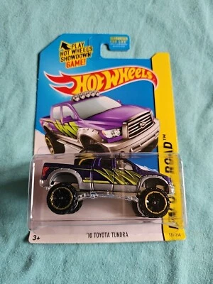 Toyota Tundra 2014 Hot Wheels '10 púrpura 131/250 Little Bend camiones calientes  Foto 1 de 4