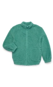Wonder Nation Boys High Pile Fleece Zip Up Jacket - Picture 1 of 8