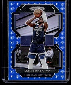 Malik Beasley 2021-22 Panini Prizm NBA 75th Anniversary #98 Timberwolves - Picture 1 of 2