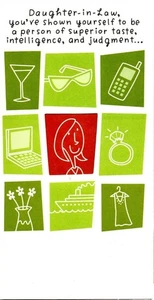 Funny HAPPY BIRTHDAY Card,  FOR DAUGHTER-IN-LAW by American Greetings + Envelope - Foto 1 di 5