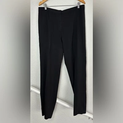 Ralph Lauren Talla 16 Forrado Negro Lana Vestido Pantalones Invierno Cálido Oficina Clásico Foto 1 de 4