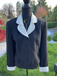 Albert Nipon Vintage Women’s Blazer Size 8 - Picture 1 of 8