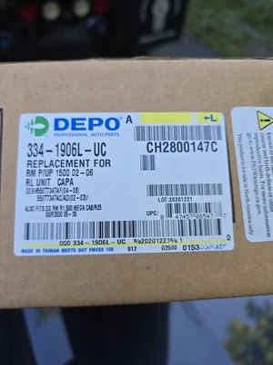 Luz trasera izquierda DEPO 334-1906L-UC para Dodge Ram Foto 1 de 3