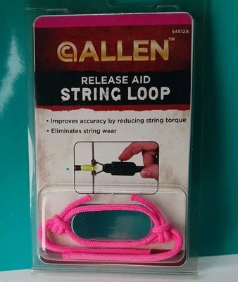 ALLEN Release Aid String Loop Pink 54512 Eliminates string wear Improve Accuracy - Image 1 of 2
