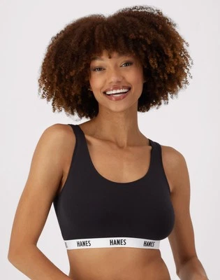 Hanes Originals Women's Pullover Bralette, Moisture-Wicking Stretch Cotton - Image 1 of 4