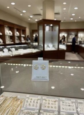 10K Gold Last Supper Earrings 1.21 Grams Religious Christian Jewelry Jesus - Image 1 of 4