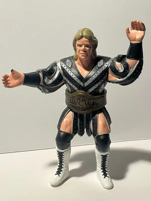 Bata con cinturón WCW Galoob Lex Luger Pre-Anillo versión europea del Reino Unido - ¡LEER! Foto 1 de 3