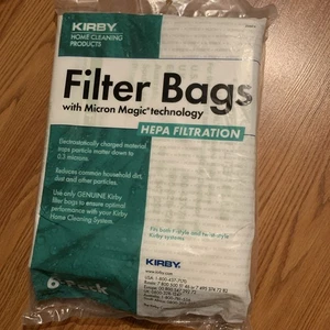 Bolsas de filtro HEPA MicroAllergen Plus paquete de 6 - filtración de polvo superior para Kirby - Imagen 1 de 4