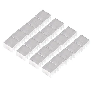 20pcs 11*11*5mm Mini Aluminum Heatsink Power Module Heat Sink for PC Power IC - Photo 1/8