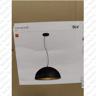 SLV 155930 FORCHINI M Pendelleuchte PD-1 50cm rund schwarz - Bild 1 von 4