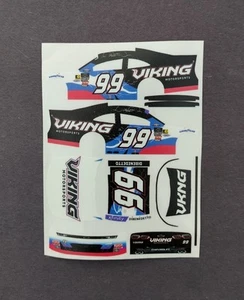 2025 Custom Matt DiBenedetto #99 Viking Throwback 1/64 Peel & Stick Decals - Picture 1 of 1