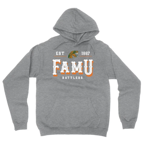 Venley Official NCAA FAMU Rattlers Est 1887 Men's / Women's Boyfriend Hoodie Cover