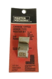 MASTER MECHANIC CARBIDE TIPPED ARBOR TYPE ROUTER BIT - 3/8" Rabbeting 555664 - Picture 1 of 1