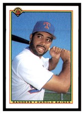 1990 Bowman #501 HAROLD BAINES Texas Rangers ~E6U