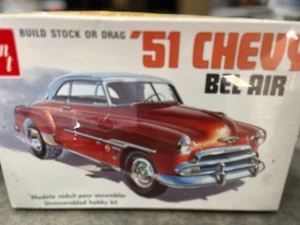 AMT t295 1951 Chevy Bel Air 2N1 vintage 70s 1/25 Model Car Mountain Fs - Picture 1 of 3