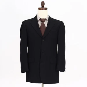 Abrigo Blazer Chaqueta Ted Baker 39R Negro Deportivo Lana Sólida 3B - Imagen 1 de 11