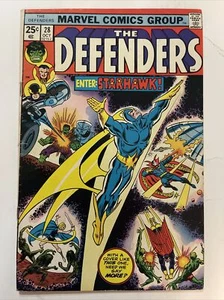 Defenders #28 1st Full Starhawk! Marvel 1975 Hot Key !! Sehr guter Zustand/FN - Bild 1 von 10