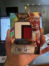 Andy Isabella 2019 Panini Select Tie-Dye Prizm 01/25 Rooki Auto Card #PSP-AI