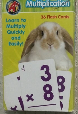 GR 22 Multiplicación 31 Tarjetas Flash para Edades 5+. ***NUEVO con defectos*** Foto 1 de 4