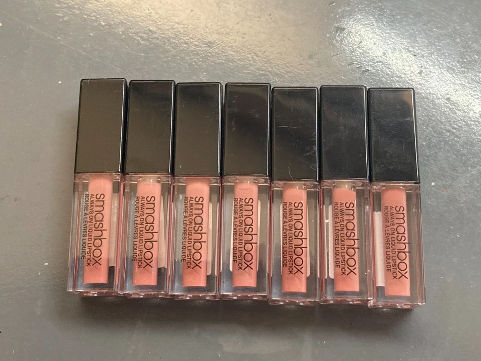 7x Batom Líquido Smashbox Always On Matte AUDITION TRAVEL TAMANHO 0,5ml cada - Imagem 1 de 1