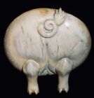 antique hand carved pig’s rear 