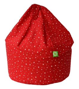 Bolsa de frijoles tamaño niño estrellas rojas con frijoles de Bean Lazy - Imagen 1 de 1