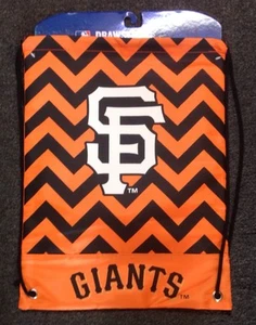 San Francisco GIANTS TEAM Drawstring Backpack In Orange by Forever Collectibles - Picture 1 of 10