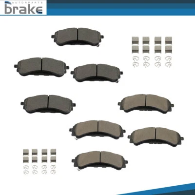 Front And Rear Ceramic Brake Pads Fits 2019 2020 2021 2022 2023 Ford Ranger - Image 1 of 4