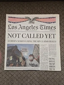 Joe Biden LA Times Newspaper Front Sections. Lot Of 5. 2020/21 - Picture 1 of 5