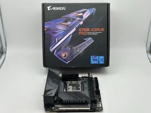 GIGABYTE B760I AORUS PRO LGA 1700 Intel DDR5 Mini ITX Mainboard LESEN/FÜR TEILE - Bild 1 von 8