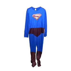 DC Comics Superman Kostüm Herren groß Rubie's Einteiler Ganzanzug zum Binden - Bild 1 von 4
