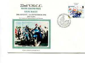 Isle of Man 1994 Vintage Motorcycle club Rally cover No 3