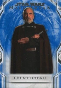 Star Wars Masterwork 2018 Blue Base Card 7 Count Dooku - Picture 1 of 1