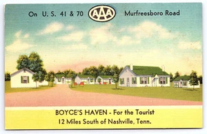 Boyce's Haven auf USA 41 & 70 Meilen südlich von Nashville Tennessee Postkarte A245 - Bild 1 von 2
