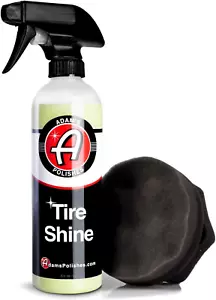 Adam'S Tire Shine Combo - Spray Tire Dressing W/ Sio2 for Non Greasy Car Detail - Picture 1 of 12